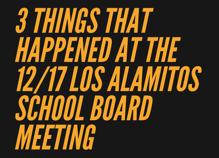 Meeting Recap: Looming Layoffs, New Trustees Sworn In, and the Books Los Al USD Students are Reading